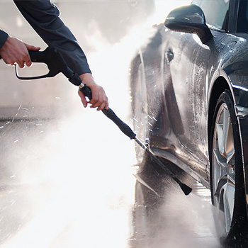 Power Washing Sports Car Power Washing Sports Car