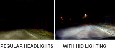 H I D Lights - Before and After Installation
